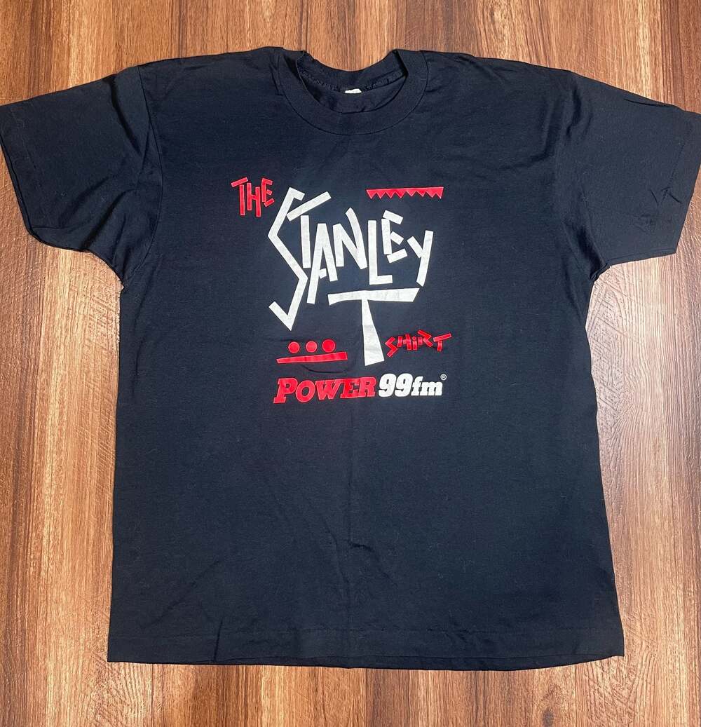 Vintage Screen Stars The Stanley T-Shirt Power 99 FM T-Shirt XL
